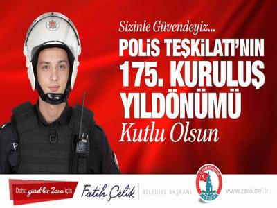 Polis Teşkilatının 175. Kuruluş Yıl Dönümü Kutlu Olsun